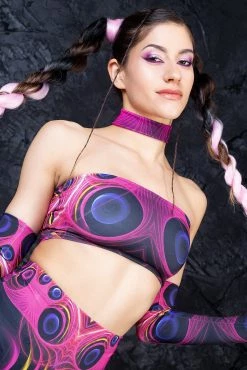 Discount 👍 BADINKA Doppler Effekt Pink Tube Top 🤩