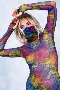 Outlet ๐ BADINKA Wild Heartz Mesh High Neck ๐ Dress ๐