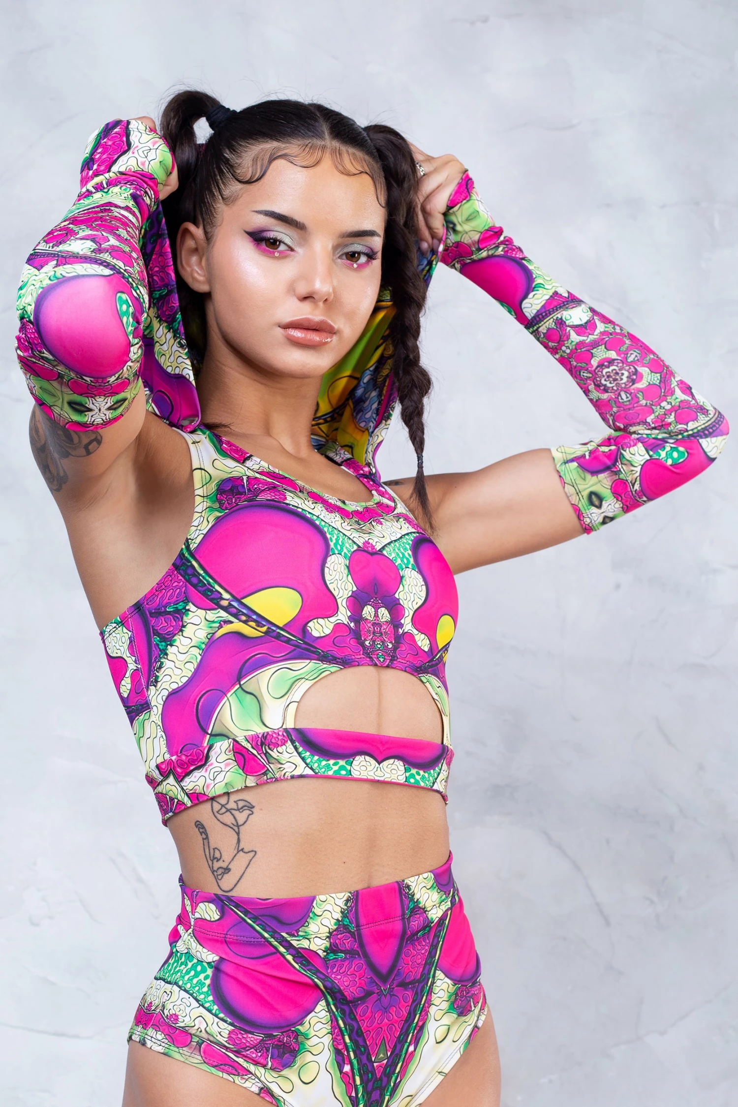 Budget π BADINKA Inflorescence Long Belt Hooded Top π 3 Budget π BADINKA Inflorescence Long Belt Hooded Top π