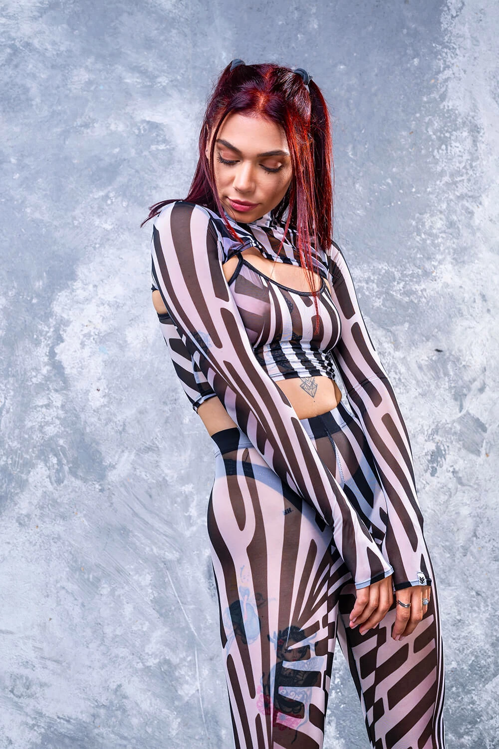 Best Sale 🤩 BADINKA Illusion Mesh Rave Set 👍 4 Best Sale 🤩 BADINKA Illusion Mesh Rave Set 👍 - Image 2