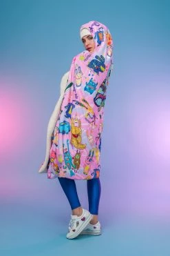 Badinka Shop 3 Deals ๐ฅฐ BADINKA Rabbidelic Hooded Blanket (Pink) ๐งจ