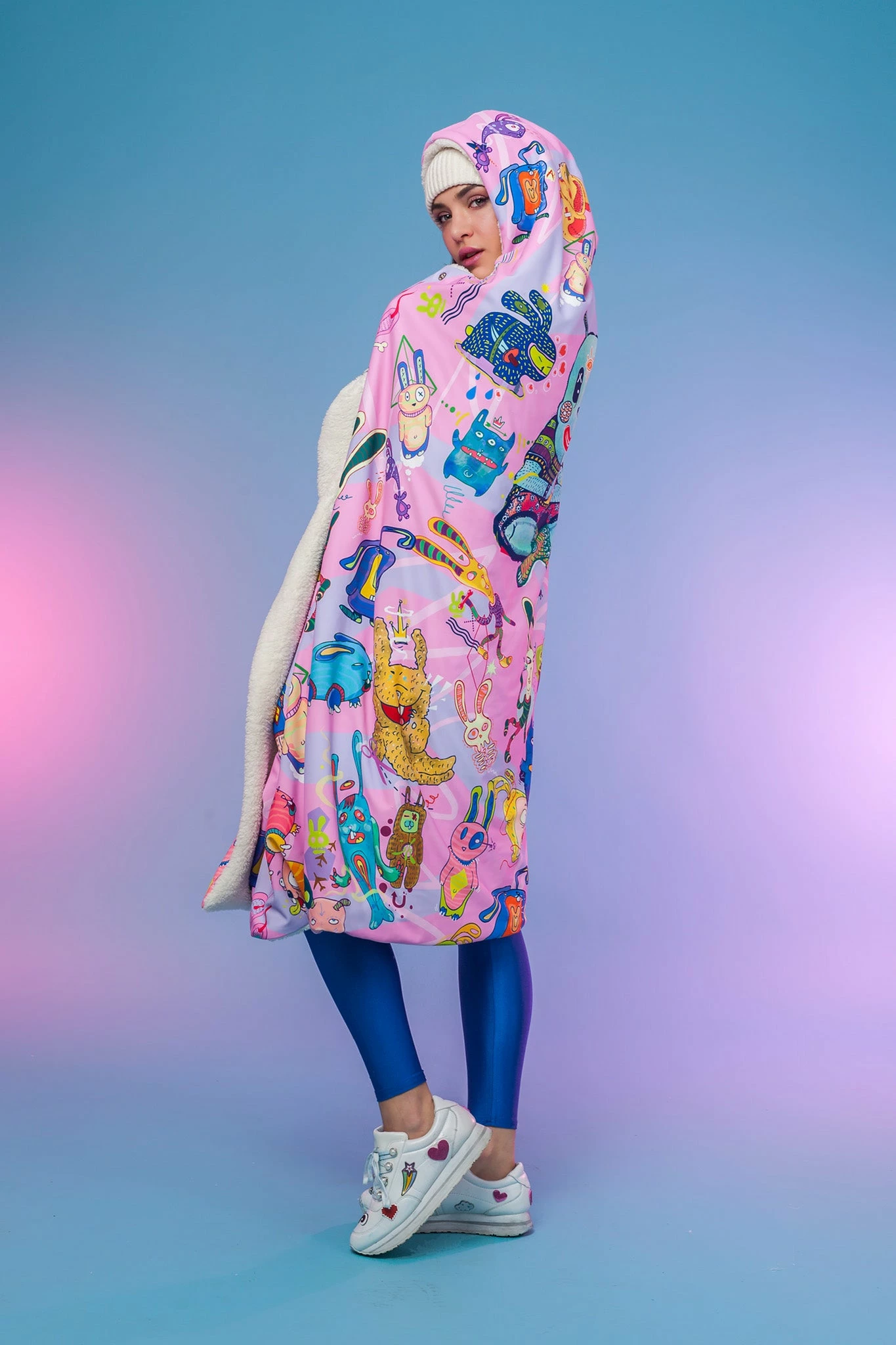 Deals π₯° BADINKA Rabbidelic Hooded Blanket (Pink) 𧨠2 Deals π₯° BADINKA Rabbidelic Hooded Blanket (Pink) π§¨