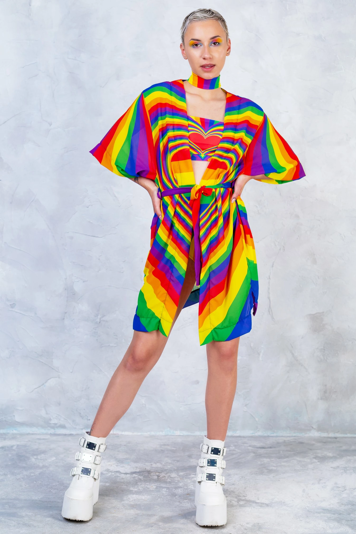 Best Sale 🌟 BADINKA Prism Feel Rave Robe 🛒 6 Best Sale 🌟 BADINKA Prism Feel Rave Robe 🛒 - Image 4