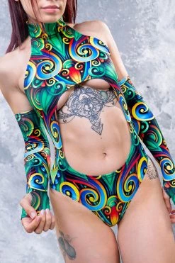 Budget 🤩 BADINKA Night Elf Cut Out Bodysuit 🥰 -Badinka Shop 4 4 2