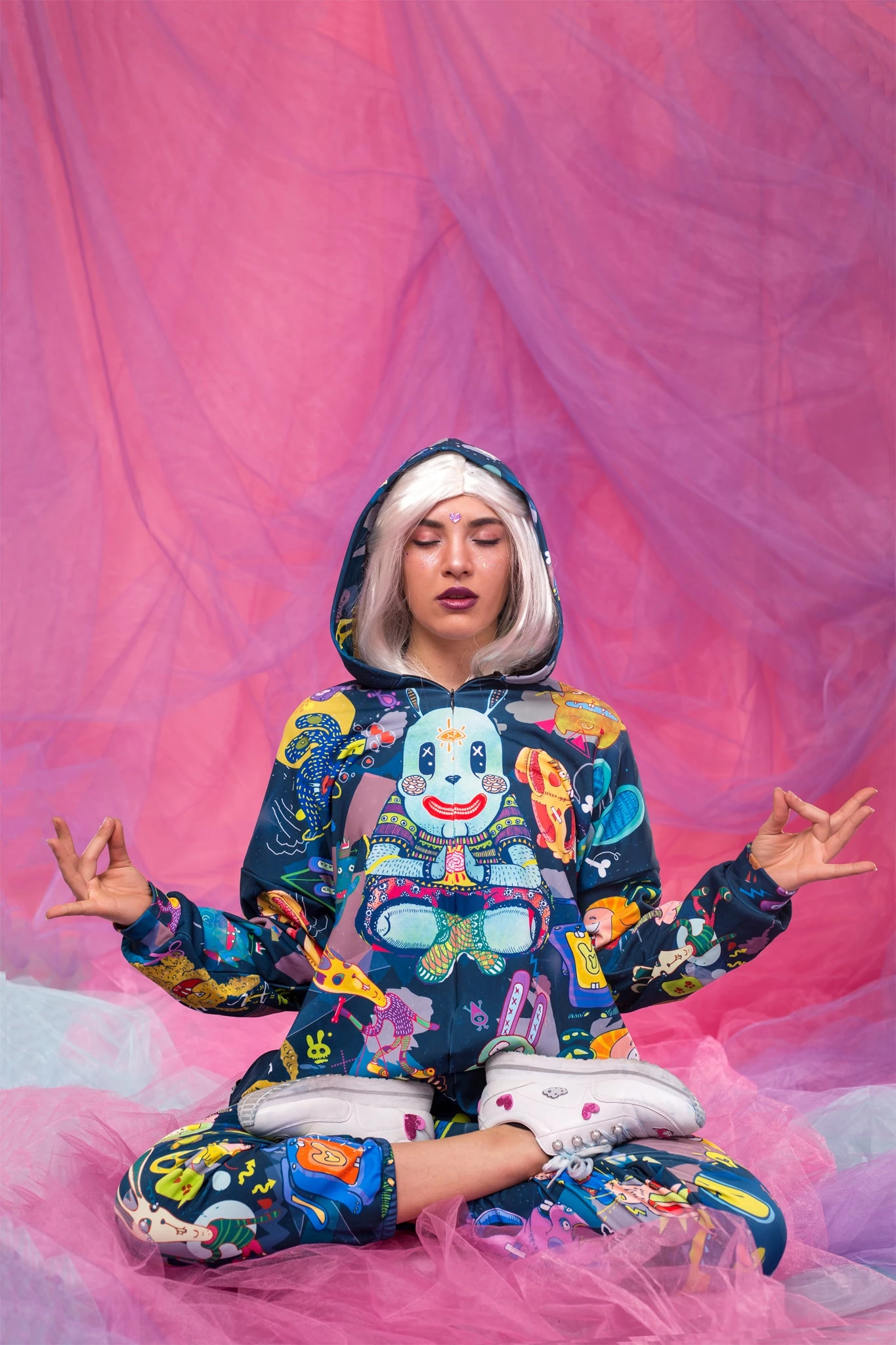 Cheapest π BADINKA Blue Rabbidelic Onesie π 4 Cheapest π BADINKA Blue Rabbidelic Onesie π - Image 2