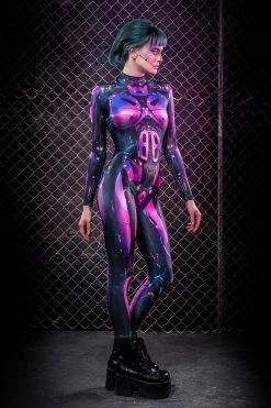 Cheapest 🤩 BADINKA Cyberware Android Magenta Costume 🌟 -Badinka Shop Costume Magenta Keti Cyborg 4