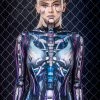 Outlet ⭐ BADINKA Ghost Mecha Costume 🛒 -Badinka Shop Cyber Lila 1