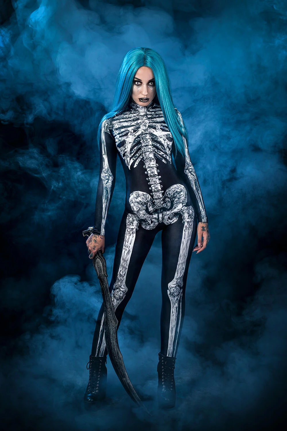 Brand new ❤️ BADINKA Diamond Skeleton Costume ✨ 4 Brand new ❤️ BADINKA Diamond Skeleton Costume ✨ - Image 2