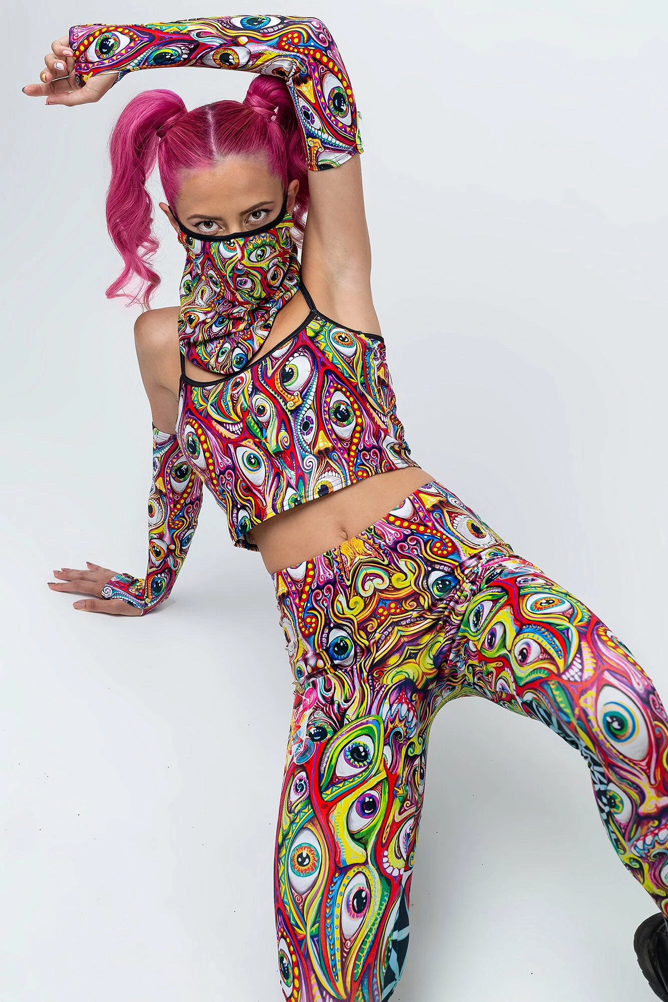 Buy π₯° BADINKA Trippy Eyez Bandana Set π 3 Buy π₯° BADINKA Trippy Eyez Bandana Set π