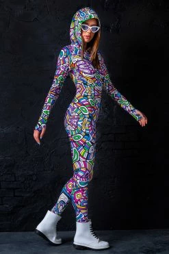 Best Sale 🔔 BADINKA Psy Mosaic Fit Onesie 😉