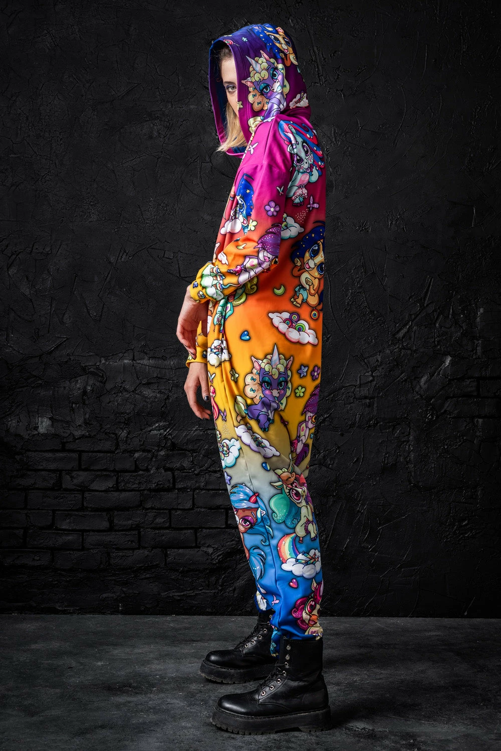 Flash Sale π BADINKA Unipopcorn Rainbow Onesie π 2 Flash Sale π BADINKA Unipopcorn Rainbow Onesie π