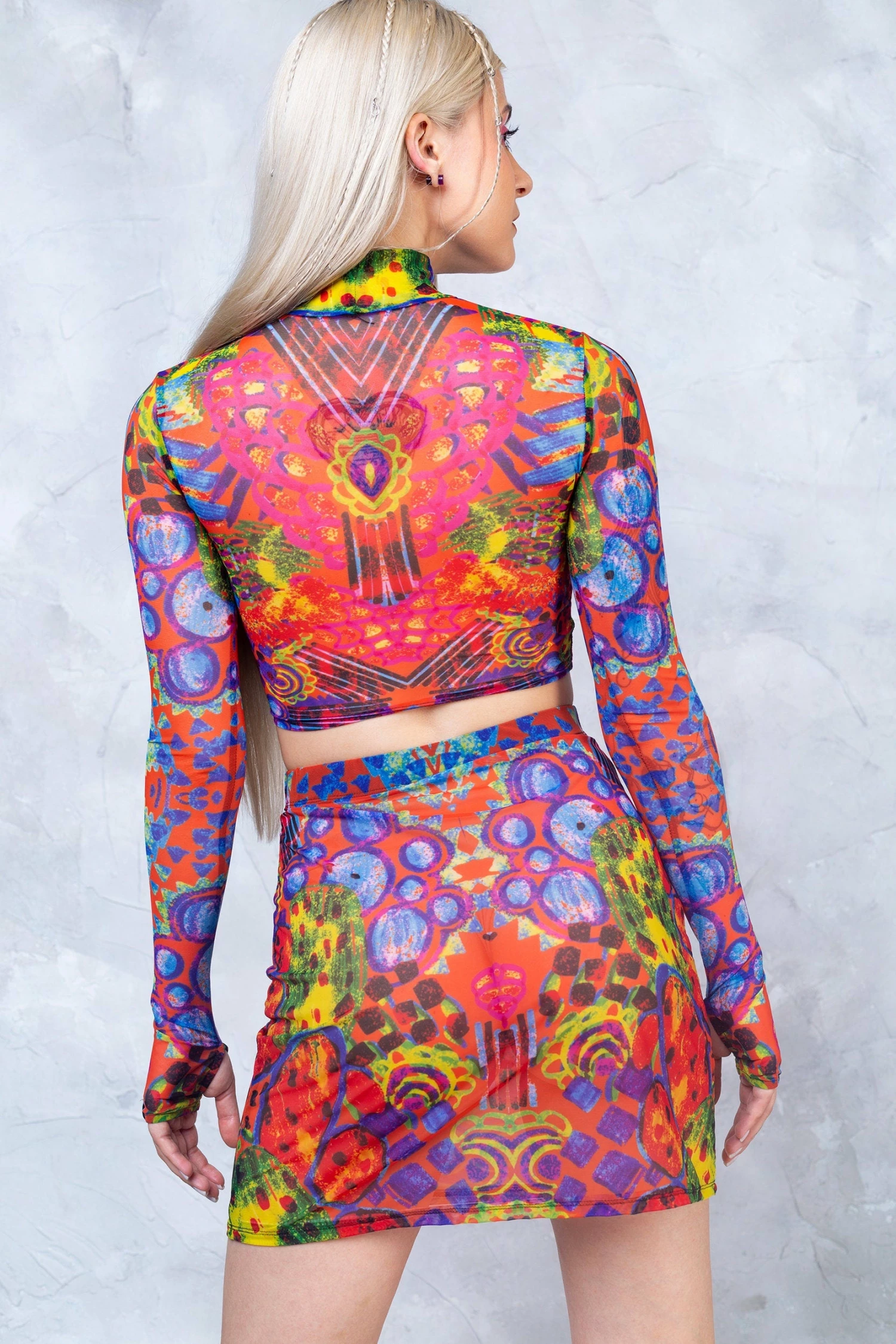 Cheapest โญ BADINKA Tropical Punch Mesh Rave Top ๐ 4 Cheapest โญ BADINKA Tropical Punch Mesh Rave Top ๐ - Image 2