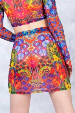 Brand new 🎉 Badinka Tropical Punch Mesh Rave 👗 Skirt 👍 -Badinka Shop il fullxfull.3928160870 kf8u 5f479fef c2f1 4bae 8825 919550fc4671