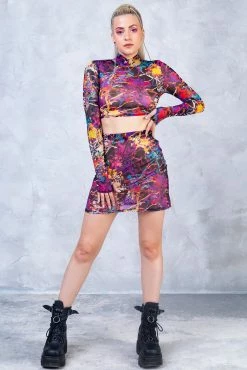 Outlet ๐ Badinka Splatter Mesh Rave ๐ Skirt ๐ 8 Outlet ๐ Badinka Splatter Mesh Rave ๐ Skirt ๐ -Badinka Shop il fullxfull.3932924394 81y8