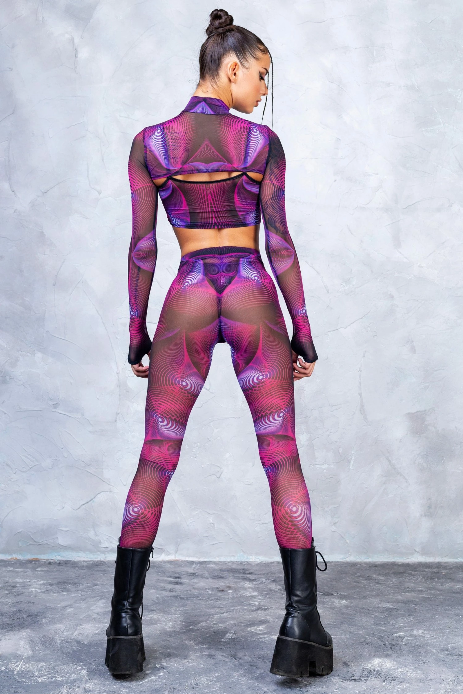 Best Pirce 😍 Badinka Fluctuation Mesh Leggings 🎁 5 Best Pirce 😍 Badinka Fluctuation Mesh Leggings 🎁 - Image 3