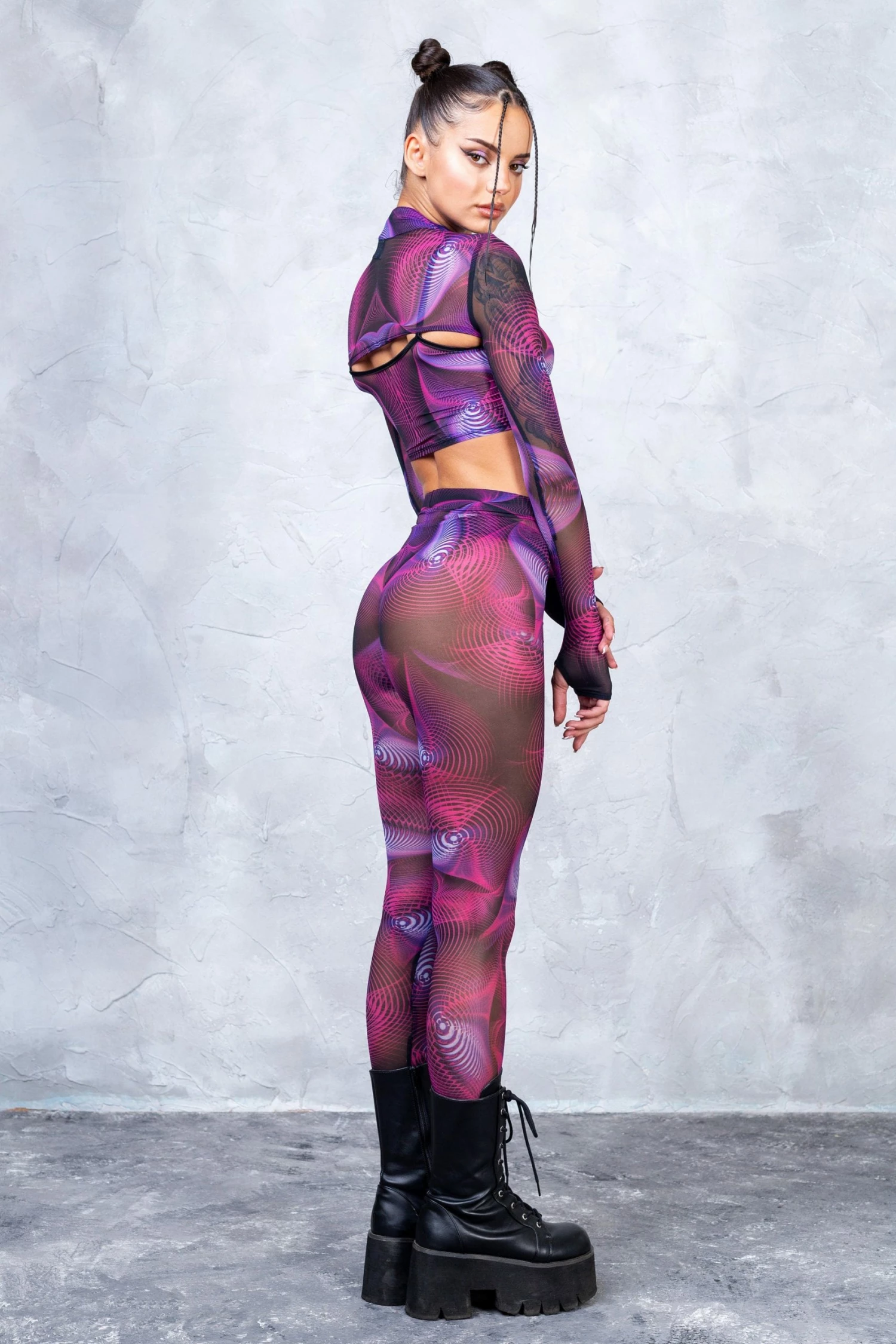 Best Pirce 😍 Badinka Fluctuation Mesh Leggings 🎁 6 Best Pirce 😍 Badinka Fluctuation Mesh Leggings 🎁 - Image 4